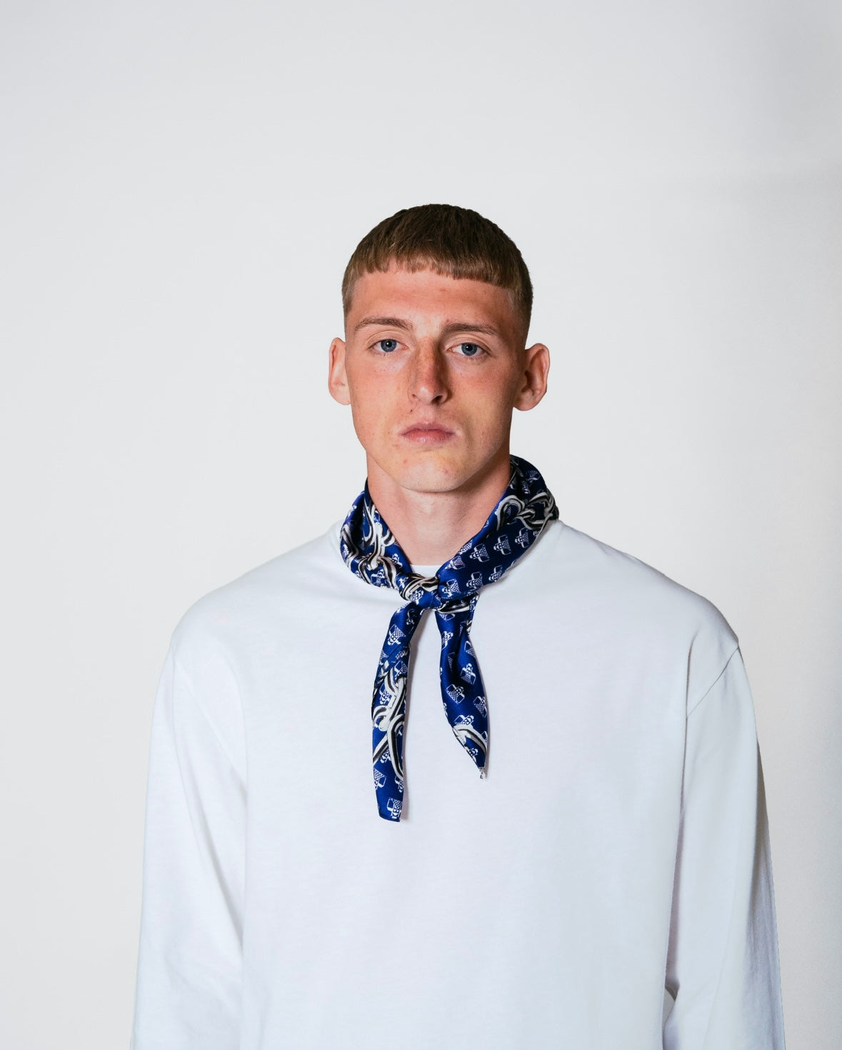 MONOGRAM SILK SCARF