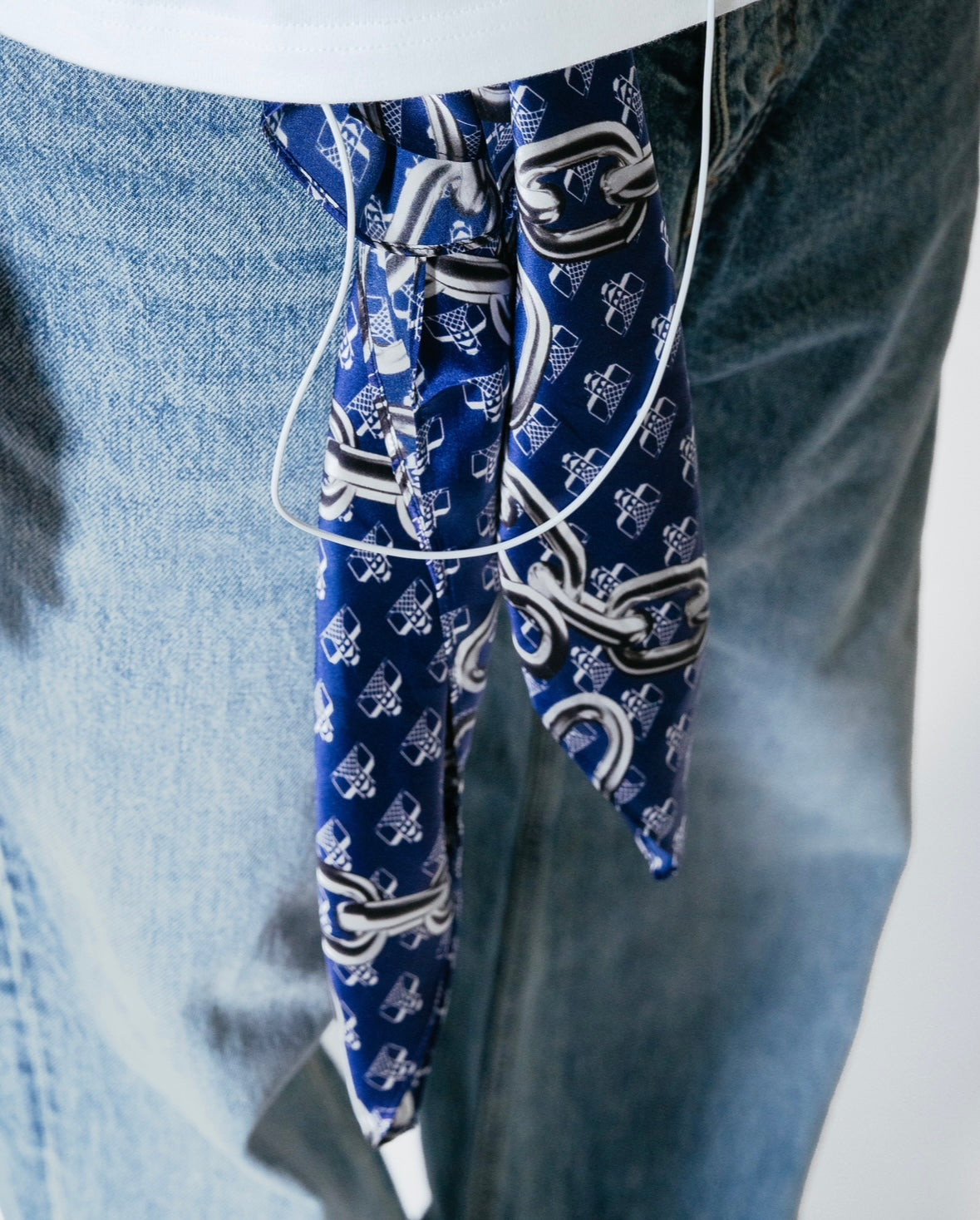 MONOGRAM SILK SCARF
