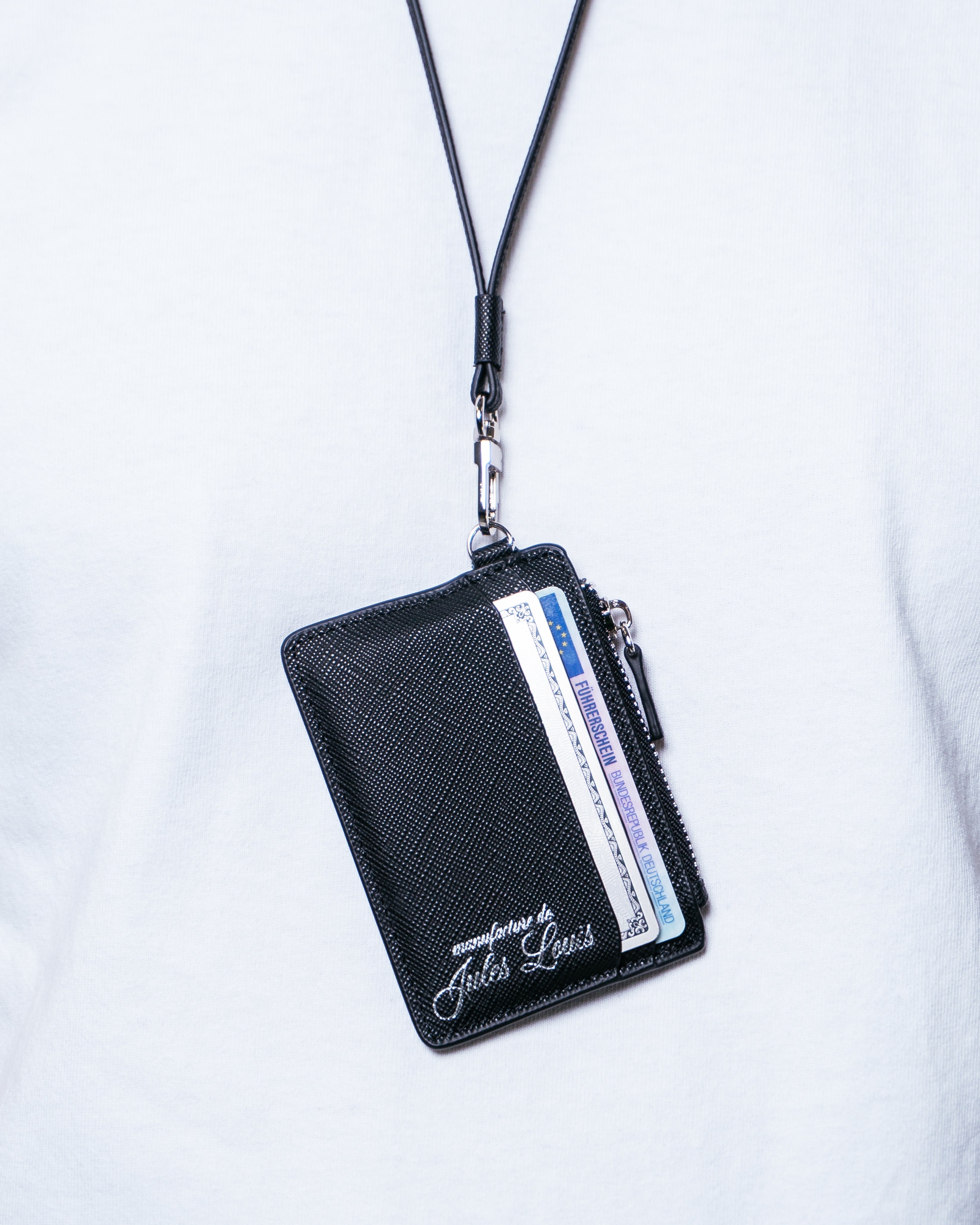 NOIR SAFFIANO CARDHOLDER