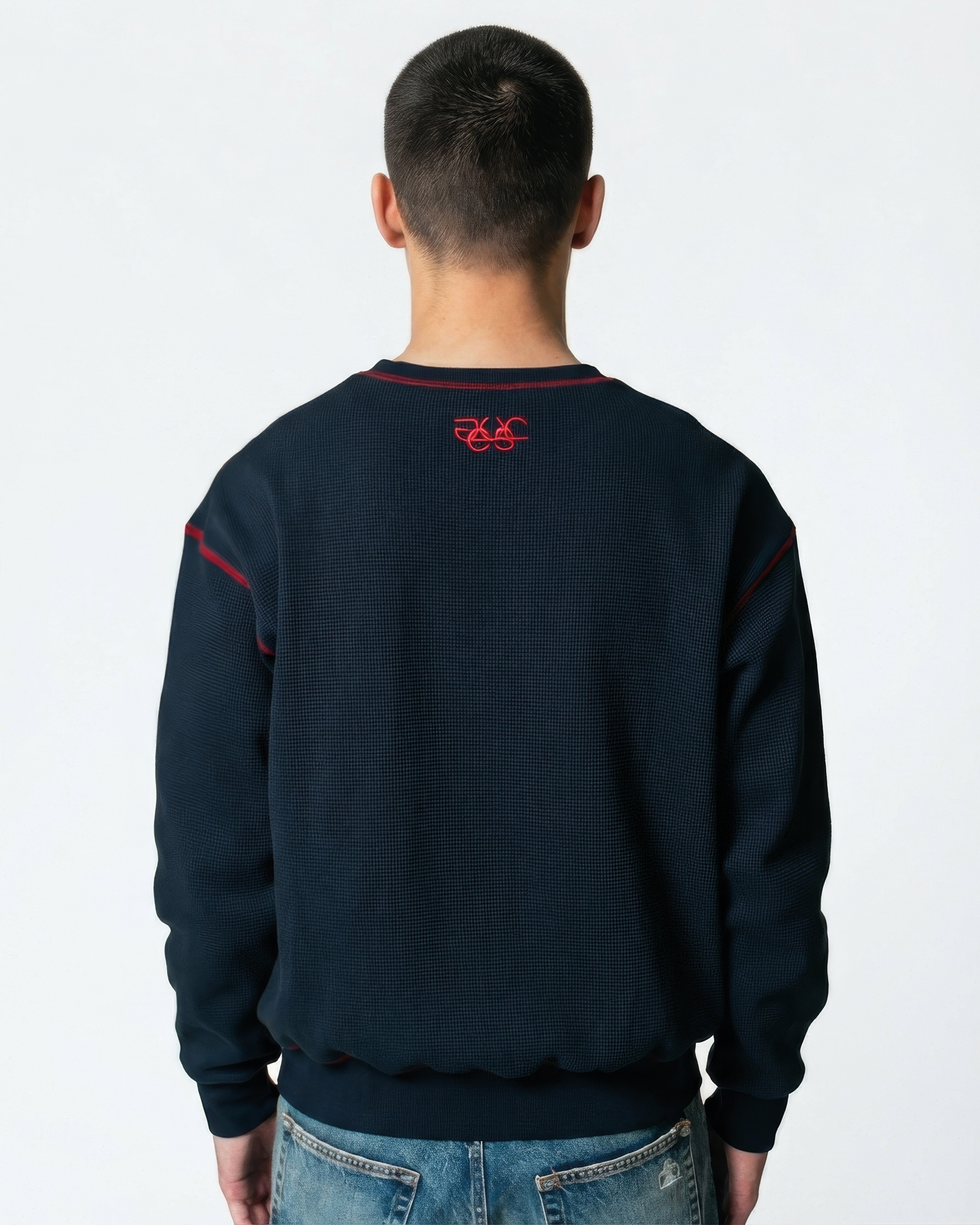 COLLEGE WAFFLE KNIT