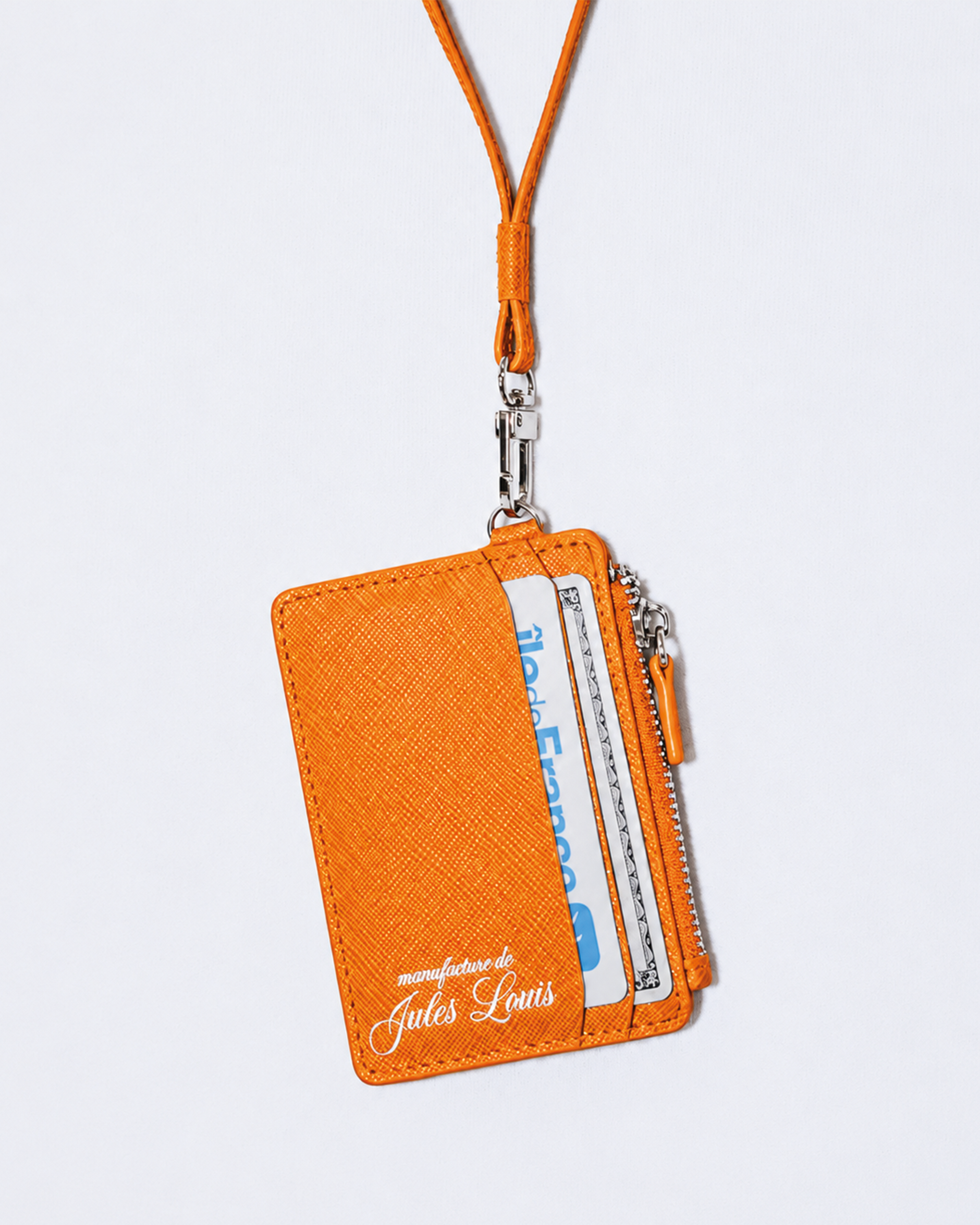 MANDARINE SAFFIANO CARDHOLDER