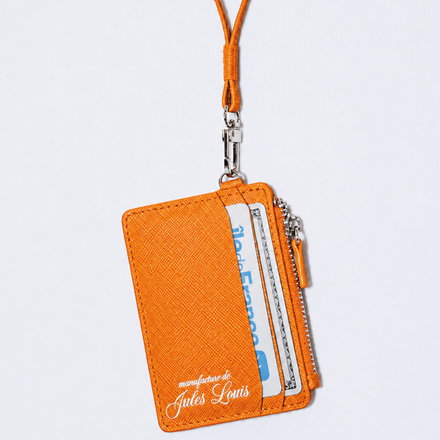 MANDARINE SAFFIANO CARDHOLDER