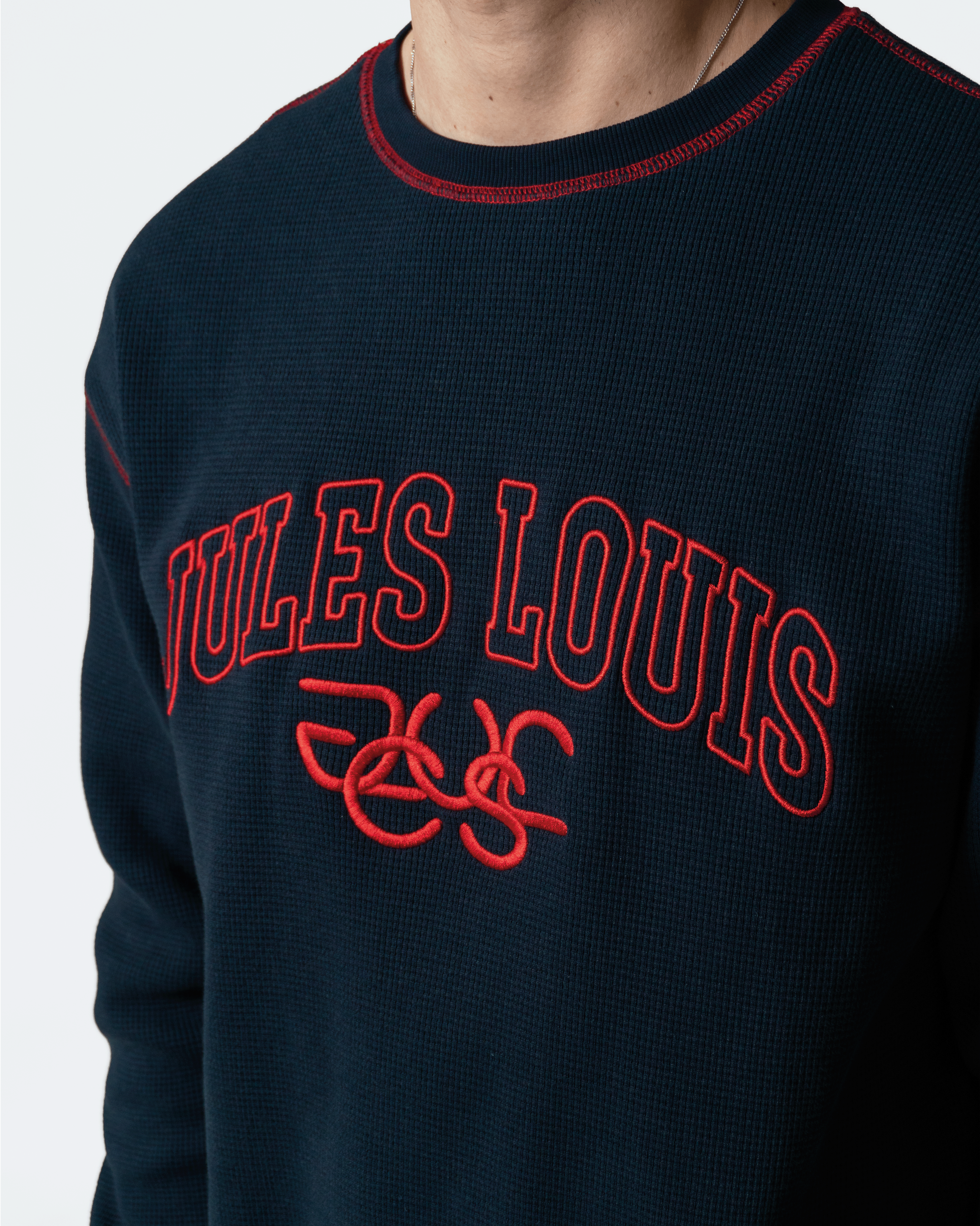 COLLEGE WAFFLE KNIT